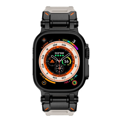 Skorter | For Apple Watch SE 2023 44mm Explorer TPU Watch Band (Black Star Light)