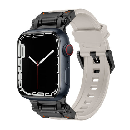 Skorter | For Apple Watch SE 2023 44mm Explorer TPU Watch Band (Black Star Light)