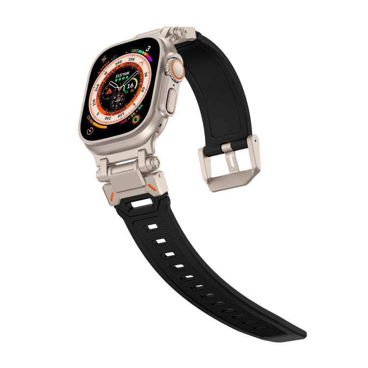 Skorter | For Apple Watch SE 2023 44mm Explorer TPU Band (Titanium Black)