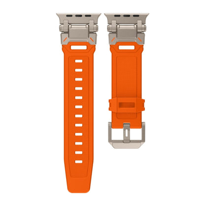 Skorter | For Apple Watch SE 2022 44mm Explorer TPU Watch Strap (Titanorange)