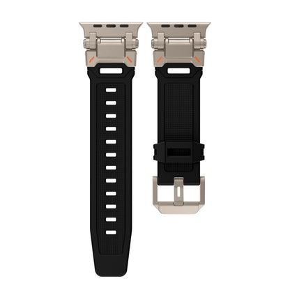 Skorter | For Apple Watch SE 2022 44mm Explorer TPU Watch Band (Titanium Black)