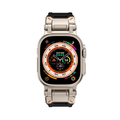 Skorter | For Apple Watch SE 2022 44mm Explorer TPU Watch Band (Titanium Black)