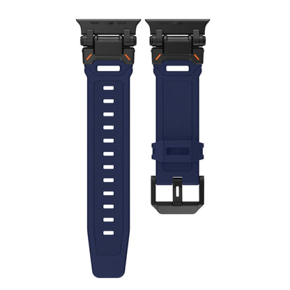 Skorter | For Apple Watch 42mm Explorer TPU Watch Band (Black Blue)