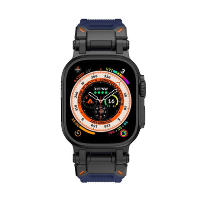 Skorter | For Apple Watch 42mm Explorer TPU Watch Band (Black Blue)