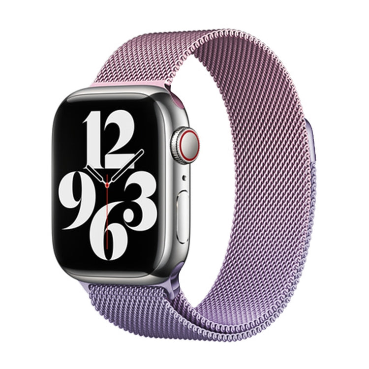 Skorter | For Apple Watch 42mm Milan Gradient Loop Magnetic Closure Bracelet (Pink Lavender)