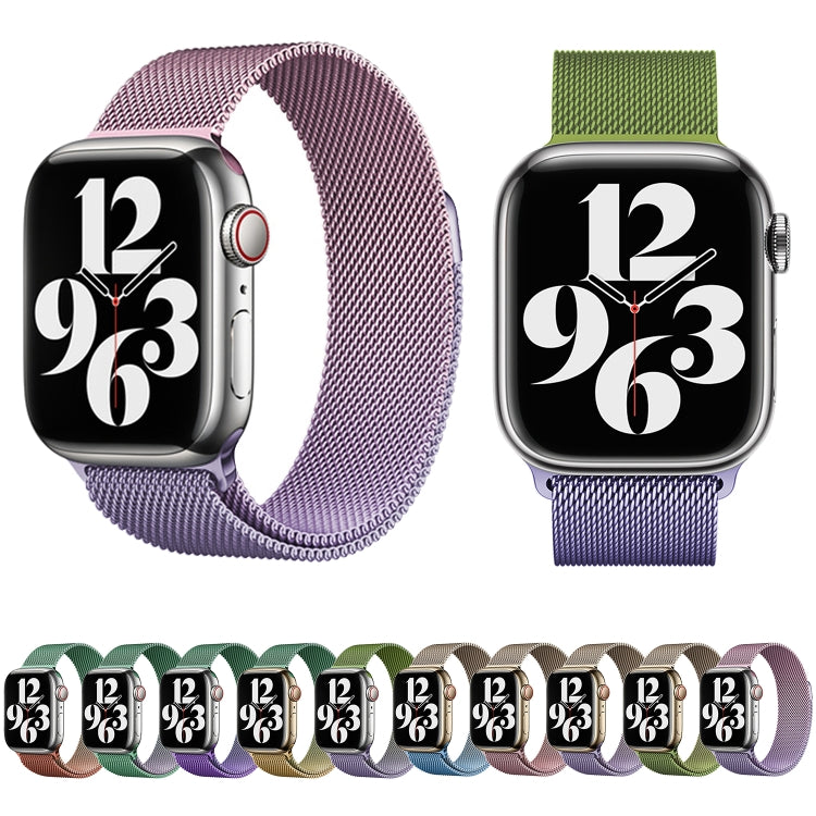 Skorter | For Apple Watch 38mm Milan Gradient Loop Magnetic Buckle Watch Band (Violet Orchid)