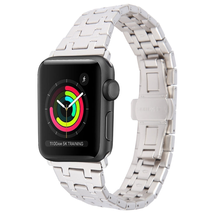 Skorter | For Apple Watch 38mm Double T Stainless Steel Band (Starlight)