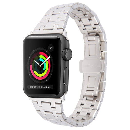 Skorter | For Apple Watch 38mm Double T Stainless Steel Band (Starlight)