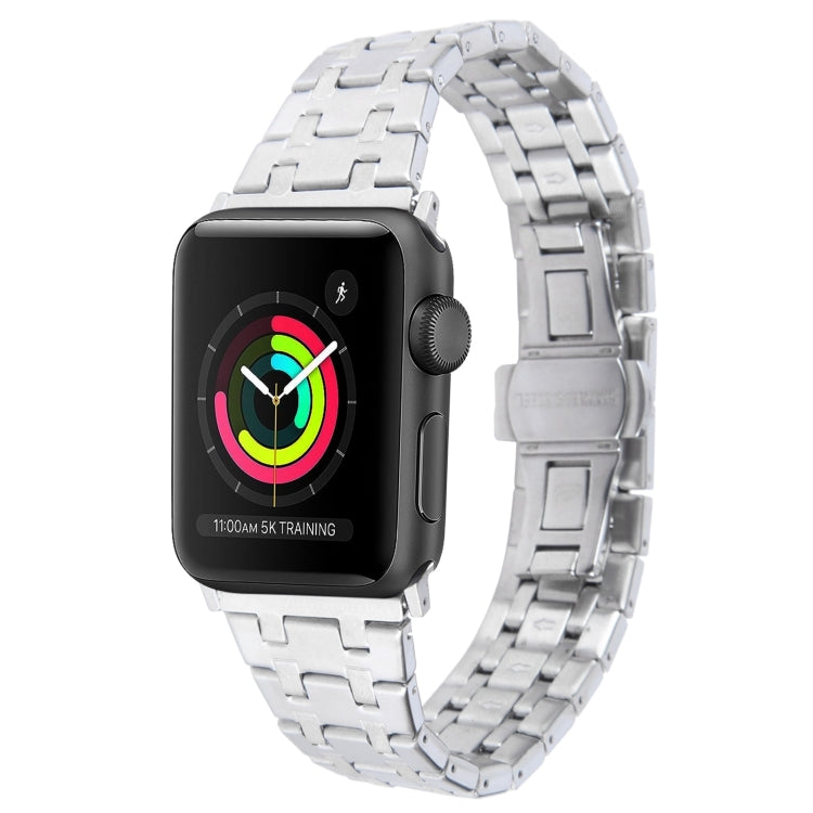 Skorter | For Apple Watch 38mm Double T Stainless Steel Bracelet (Silver)