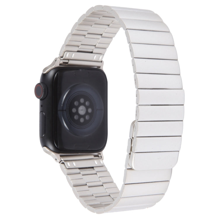 Skorter | For Apple Watch SE 2023 44mm Bamboo Stainless Steel Magnetic Wristwatch (Starlight)
