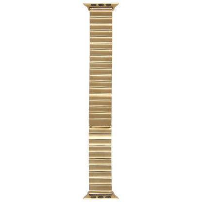 Skorter | For Apple Watch SE 2022 44mm Bamboo Stainless Steel Magnetic Bracelet (Gold)