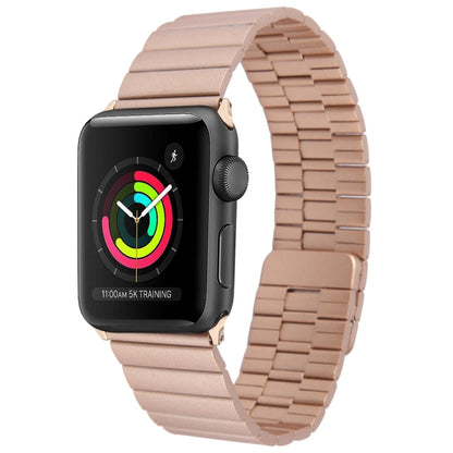 Skorter | For Apple Watch 38mm Bamboo Stainless Steel Magnetic Watch Band (Rose Gold)