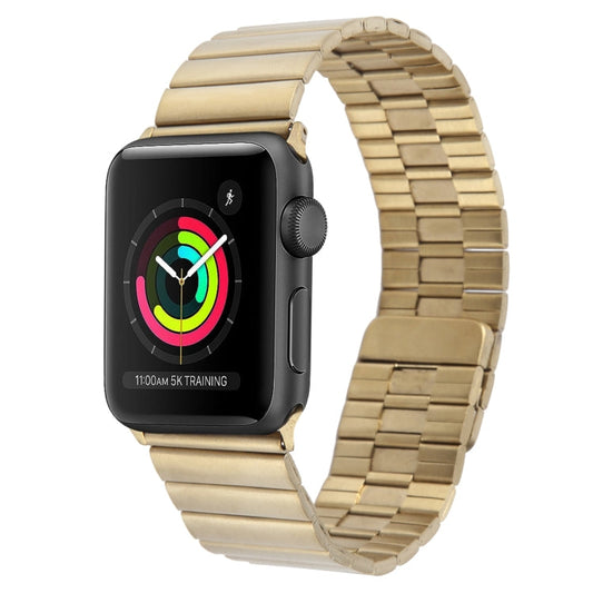 Skorter | For Apple Watch 38mm Bamboo Stainless Steel Magnetic Watch Band (Gold)