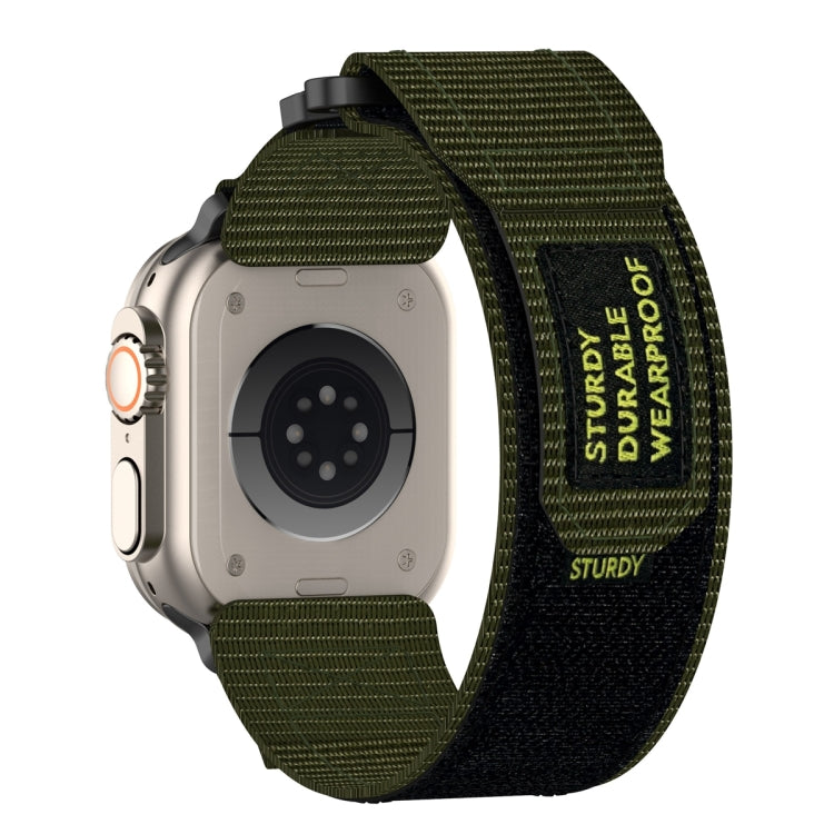 Skorter | For Apple Watch SE 2022 40mm Nylon Velcro Watch Band (Army Green)