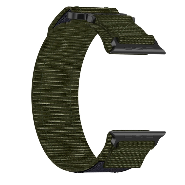 Skorter | For Apple Watch SE 2022 40mm Nylon Velcro Watch Band (Army Green)