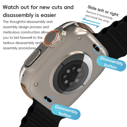 Skorter | For Apple Watch 42mm ZGA Ocean Silicone Strap (Black)