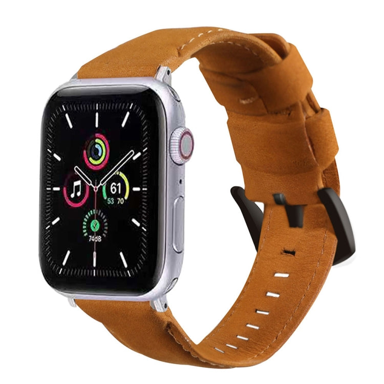 Skorter | For Apple Watch 5 & 4 40mm / 3 & 2 & 1 38mm Leather strap (Brown)