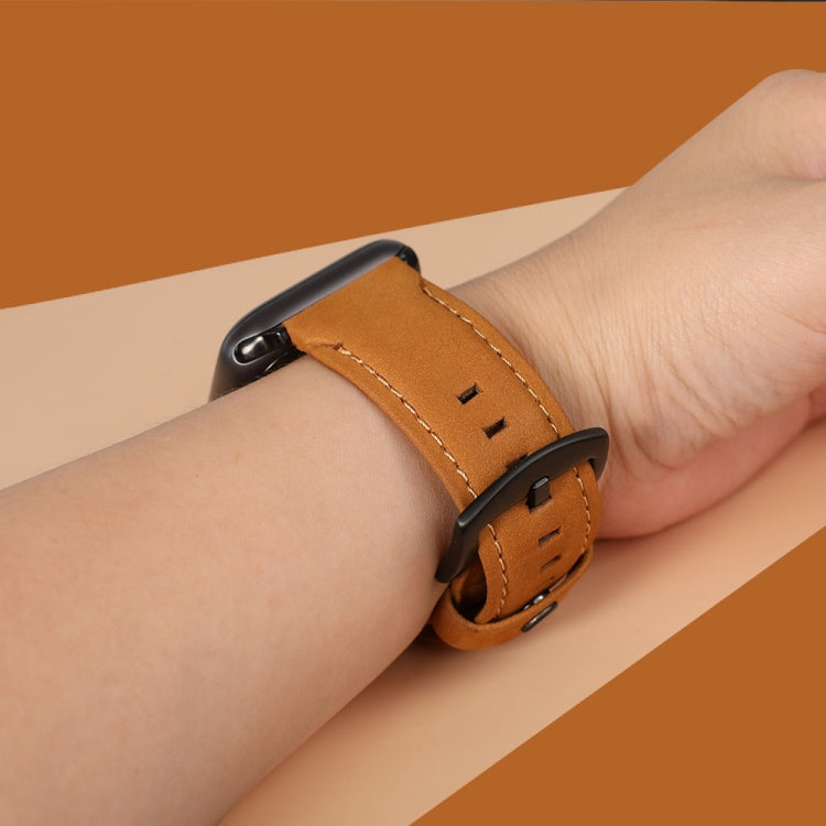Skorter | For Apple Watch 5 & 4 40mm / 3 & 2 & 1 38mm Leather strap (Brown)