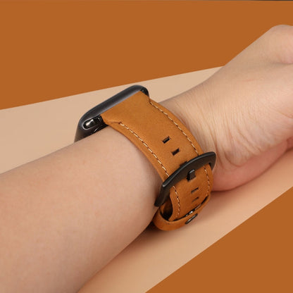 Skorter | For Apple Watch 5 & 4 40mm / 3 & 2 & 1 38mm Leather strap (Brown)