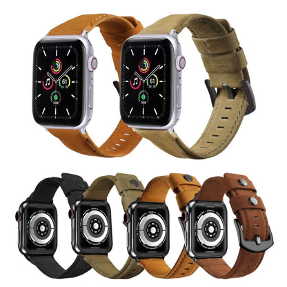 Skorter | For Apple Watch 5 & 4 40mm / 3 & 2 & 1 38mm Leather strap (Brown)