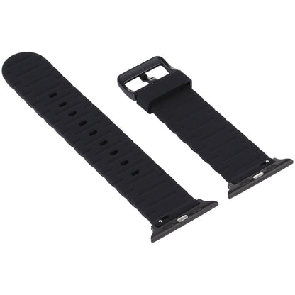 Skorter | For Apple Watch 5 & 4 44mm / 3 & 2 & 1 42mm Silicone Wave Style Watch Band (White)