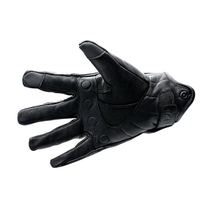 Skorter | WUPP CS-1047A Motorcycle Racing Cycling Windproof Leather Full Finger Gloves, Size:L(Black)