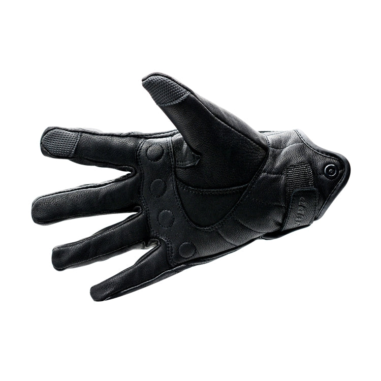 Skorter | WUPP CS-1047A Motorcycle Racing Cycling Windproof Leather Full Finger Gloves, Size:XL(Black)