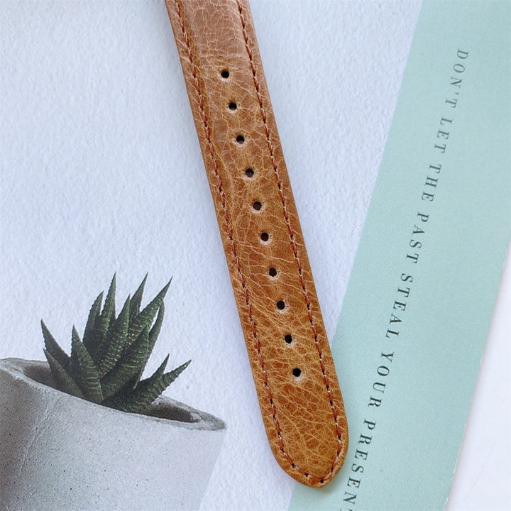 Skorter | Dubbelsidigt läderarmband för Apple Watch Series 9&amp;8&amp;7 41mm / SE 3&amp;SE 2&amp;6&amp;SE&amp;5&amp;4 40mm / 3&amp;2&amp;1 38mm (Svart)