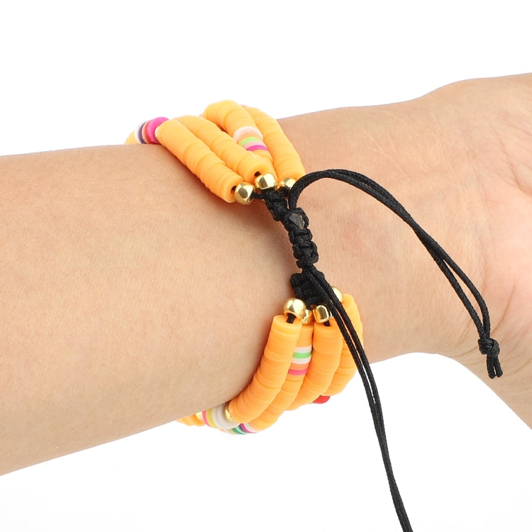 Skorter | Bohemian Style Soft Ceramic Bead Strap For Apple Series 7 45mm / 6 & SE & 5 & 4 44mm / 3 & 2 & 1 42mm(Yellow)