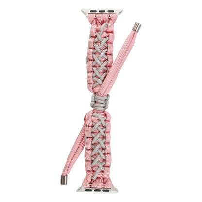 Skorter | Braided Umbrella Cord for Apple Series 7 41mm / 6 & SE & 5 & 4 40mm / 3 & 2 & 1 38mm (Pink)
