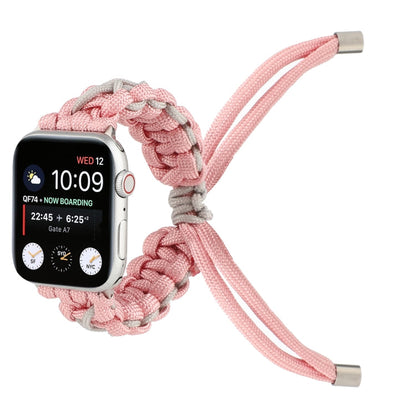 Skorter | Braided Umbrella Cord for Apple Series 7 41mm / 6 & SE & 5 & 4 40mm / 3 & 2 & 1 38mm (Pink)
