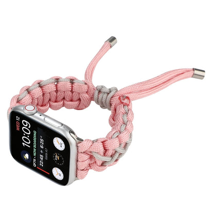 Skorter | Braided Umbrella Cord for Apple Series 7 41mm / 6 & SE & 5 & 4 40mm / 3 & 2 & 1 38mm (Pink)