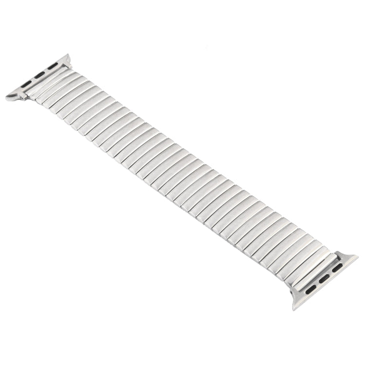 Skorter | Elastic Aluminum Watch Band for Apple Watch Series 9&8&7 41mm / SE 3&SE 2&6&SE&5&4 40mm / 3&2&1 38mm (Silver)