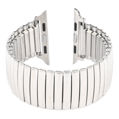 Skorter | Elastic Aluminum Watch Band for Apple Watch Series 9&8&7 41mm / SE 3&SE 2&6&SE&5&4 40mm / 3&2&1 38mm (Silver)