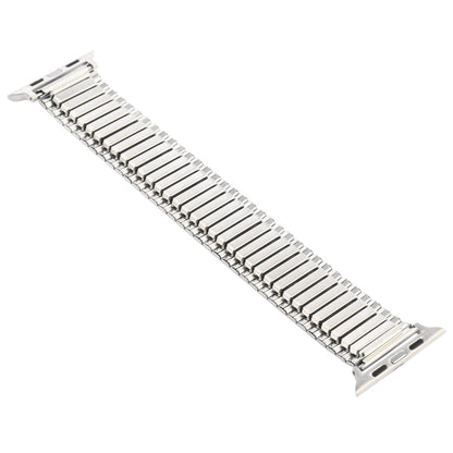 Skorter | Elastic Aluminum Watch Band for Apple Watch Series 7 45mm / 6 & SE & 5 & 4 44mm / 3 & 2 & 1 42mm (Silver)