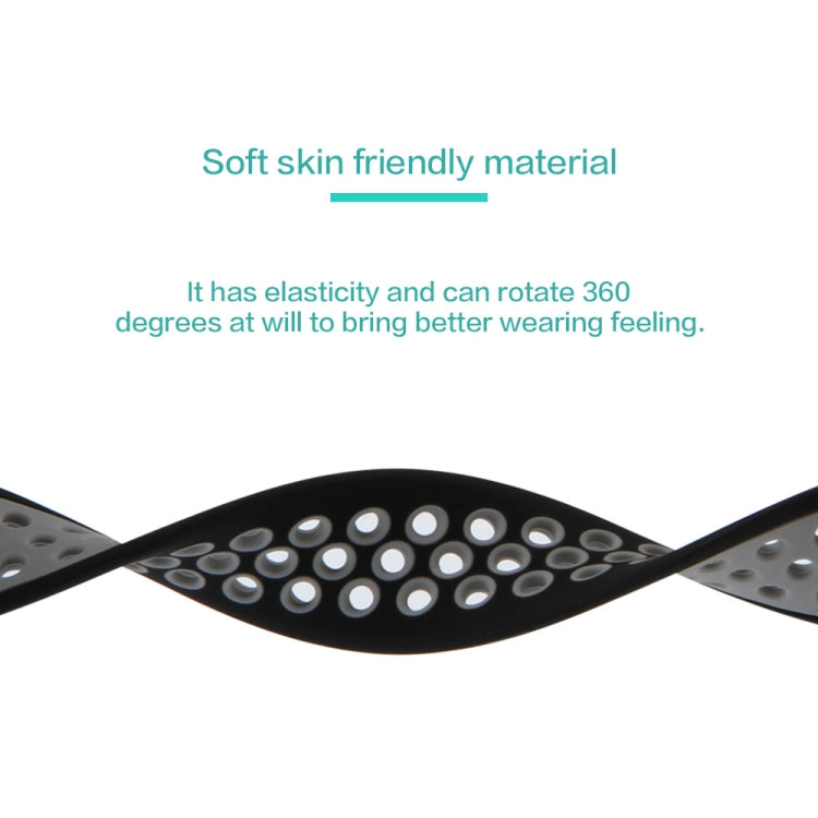 Skorter | Elastic Silicone Wristband for Apple Watch Series 7 41mm / 6 & SE & 5 & 4 40mm / 3 & 2 & 1 38mm, Length: 135mm (Black Gray)