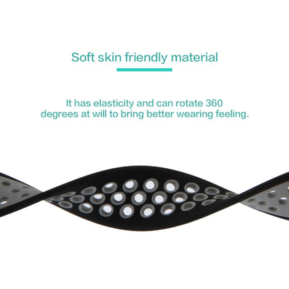 Skorter | Elastic Silicone Wristband for Apple Watch Series 7 41mm / 6 & SE & 5 & 4 40mm / 3 & 2 & 1 38mm, Length: 135mm (Black Gray)