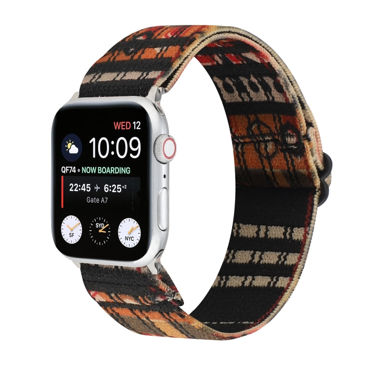 Skorter | Ethnic Style Buckle Watch Strap for Apple Watch Series 7 41mm / 6 & SE & 5 & 4 40mm / 3 & 2 & 1 38mm (Checkered)