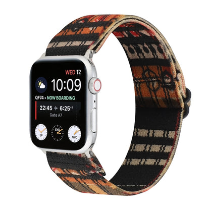Skorter | Ethnic Style Buckle Watch Strap for Apple Watch Series 7 41mm / 6 & SE & 5 & 4 40mm / 3 & 2 & 1 38mm (Checkered)