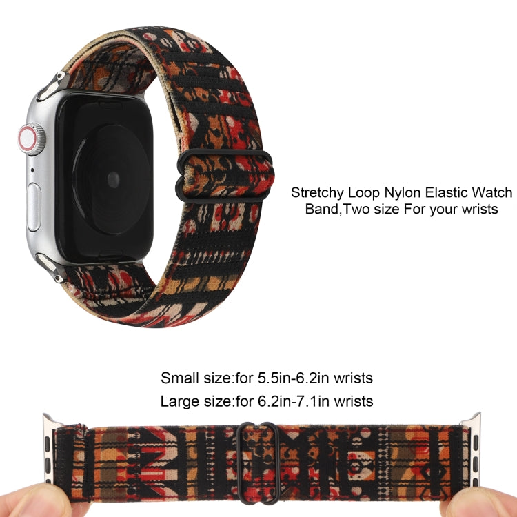 Skorter | Ethnic Style Buckle Watch Strap for Apple Watch Series 7 41mm / 6 & SE & 5 & 4 40mm / 3 & 2 & 1 38mm (Checkered)