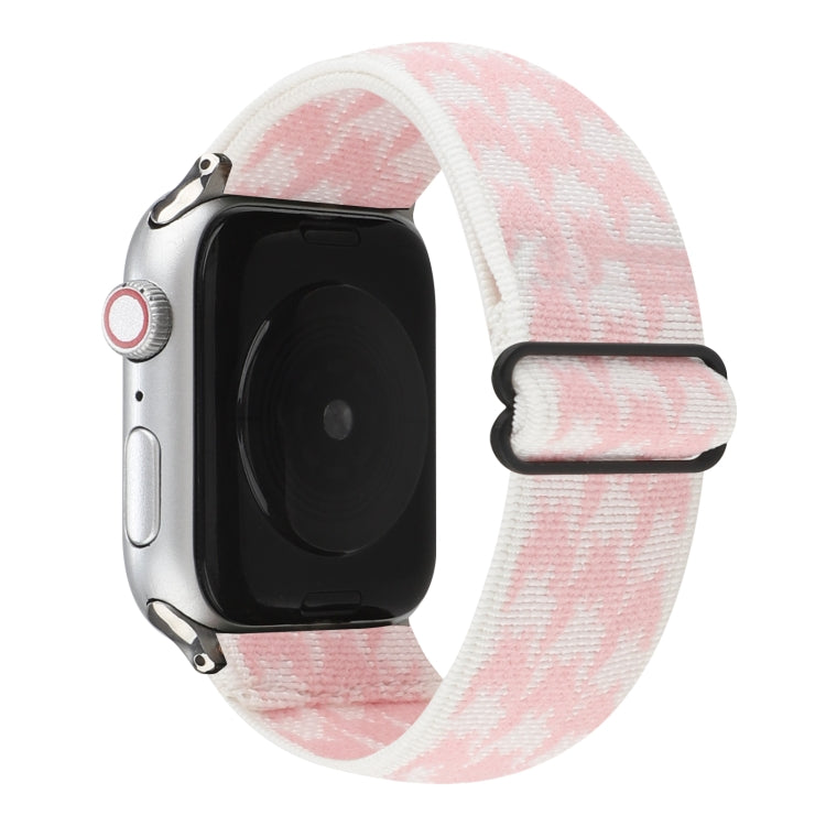 Skorter | Ethnic Style Buckle Watch Band for Apple Watch Series 7 41mm / 6 & SE & 5 & 4 40mm / 3 & 2 & 1 38mm (Pink)