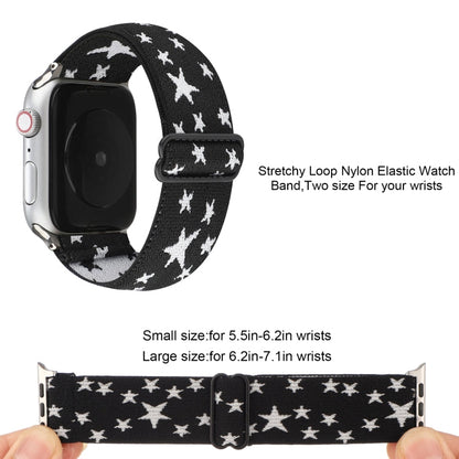 Skorter | Ethnic Style Buckle Bracelet for Apple Watch Series 7 41mm / 6 & SE & 5 & 4 40mm / 3 & 2 & 1 38mm (Black White)
