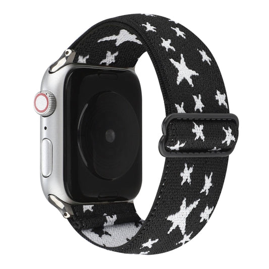 Skorter | Ethnic Style Buckle Bracelet for Apple Watch Series 7 41mm / 6 & SE & 5 & 4 40mm / 3 & 2 & 1 38mm (Black White)