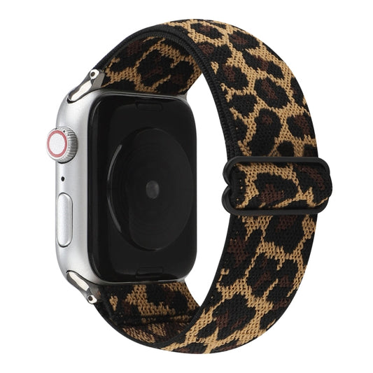 Skorter | Ethical Style Buckle Watch Band for Apple Watch Series 7 41mm / 6 & SE & 5 & 4 40mm / 3 & 2 & 1 38mm (Brown Leopard)