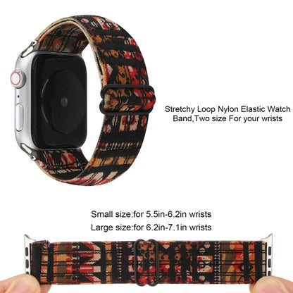 Skorter | Ethnic Style Buckle Watch Band for Apple Watch Series 7 45mm / 6 & SE & 5 & 4 44mm / 3 & 2 & 1 42mm (Checked)