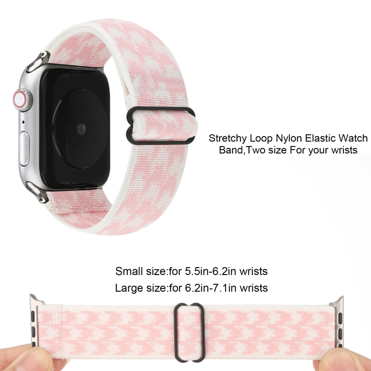 Skorter | Ethnic Style Buckle Watch Band for Apple Watch Series 7 45mm / 6 & SE & 5 & 4 44mm / 3 & 2 & 1 42mm (Pink)