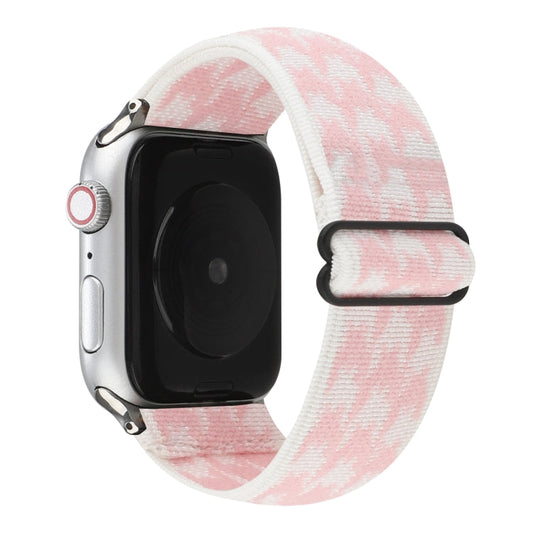 Skorter | Ethnic Style Buckle Watch Band for Apple Watch Series 7 45mm / 6 & SE & 5 & 4 44mm / 3 & 2 & 1 42mm (Pink)