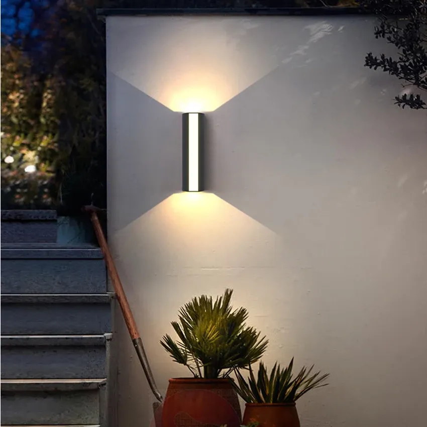 Skorter | Ultra-Bright Outdoor LED Wall Light – Modern Waterproof Up & Down Design for Garden, Patio & Entryways