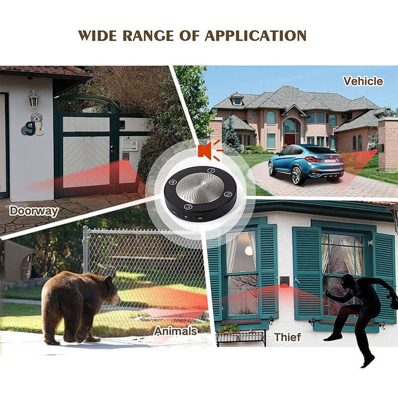 Skorter | Mile Supplemental Driveway Alarm Solar Receiver (1 Receiver only)