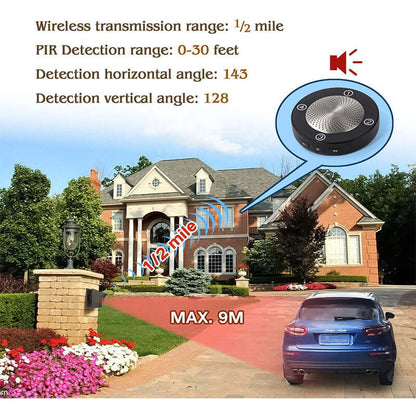 Skorter | Mile Supplemental Driveway Alarm Solar Receiver (1 Receiver only)